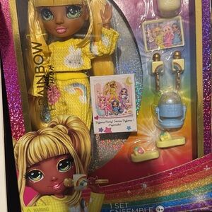 Rainbow Fashion Doll - Yellow Outfit